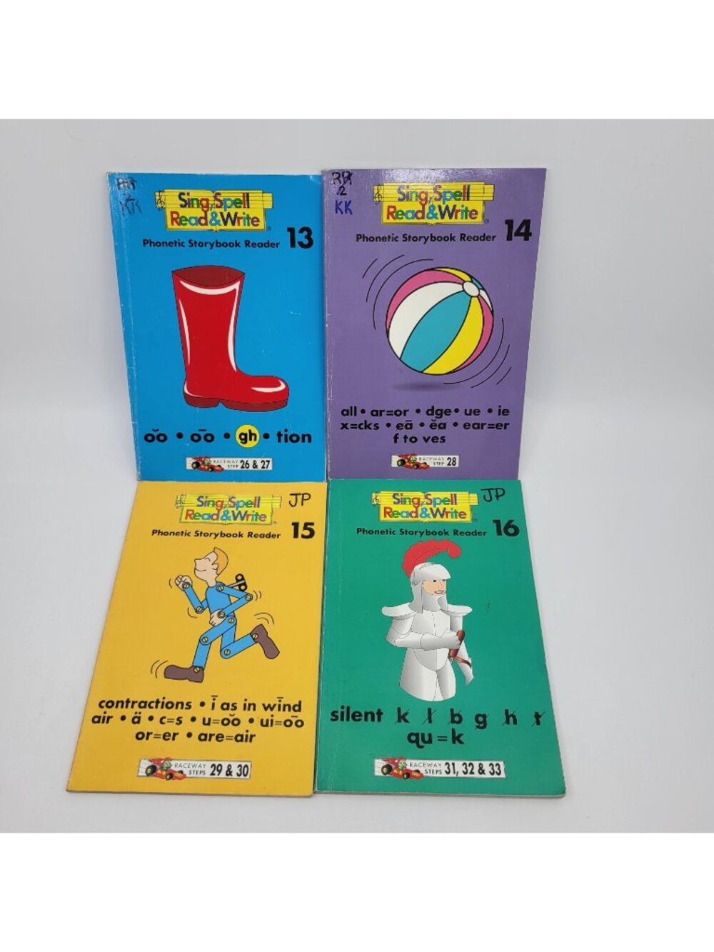 Sing, Spell, Read And Write- Phonetic Storybook Readers Book Lot of 4 - BK008